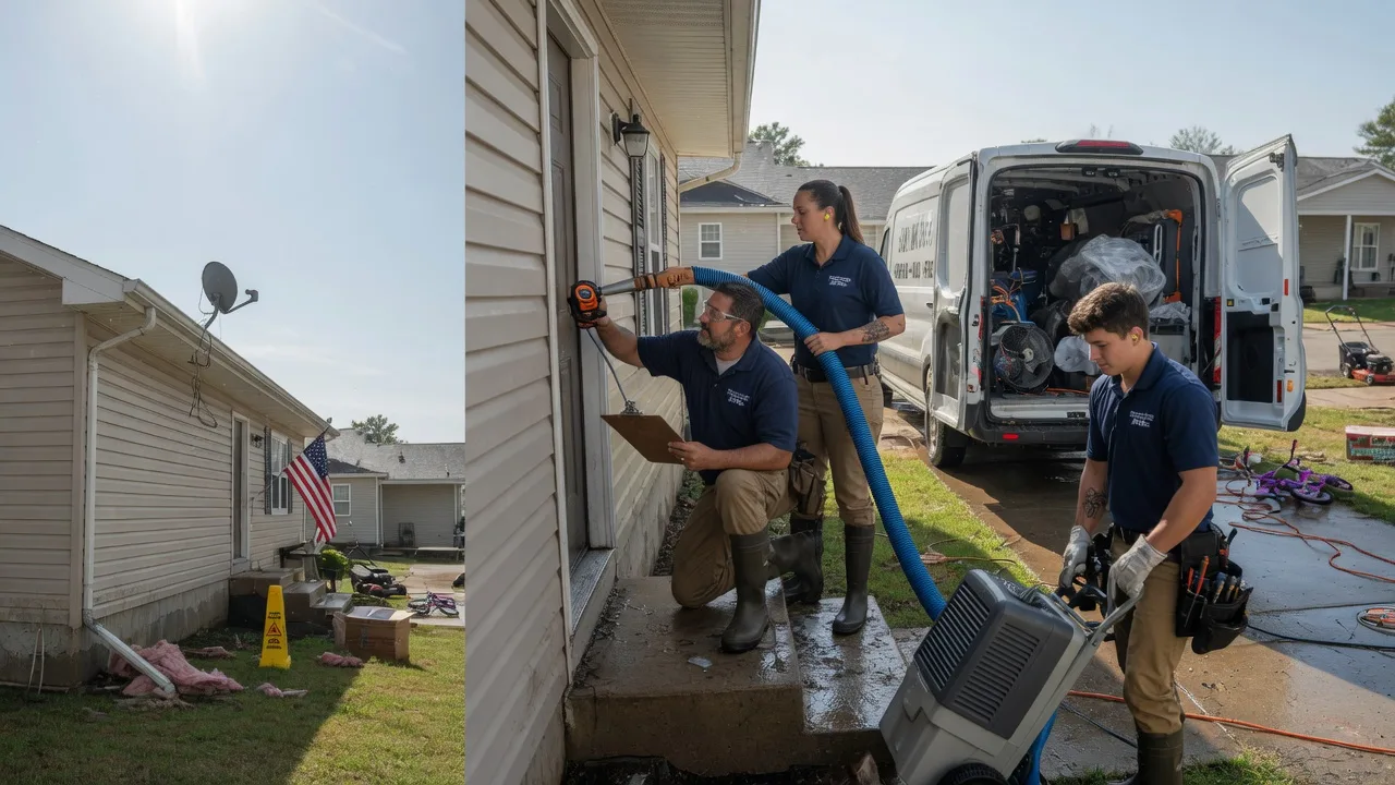 Ceiling Water Damage Restoration in Asbury, IA near me